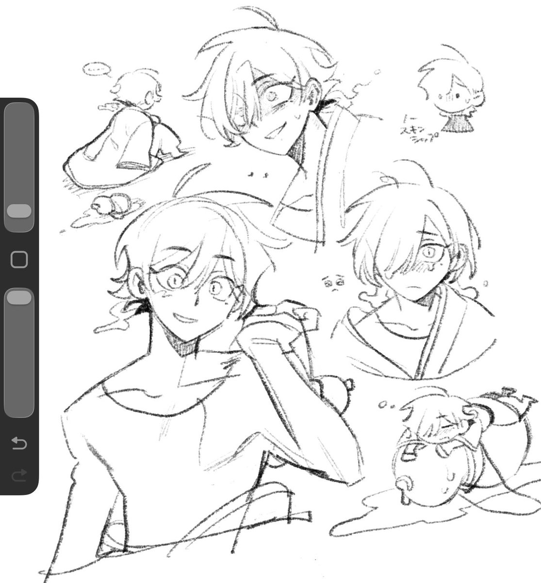 udeta_'s tweet photo. Tatsumi doodles https://t.co/FcfLupPLpj