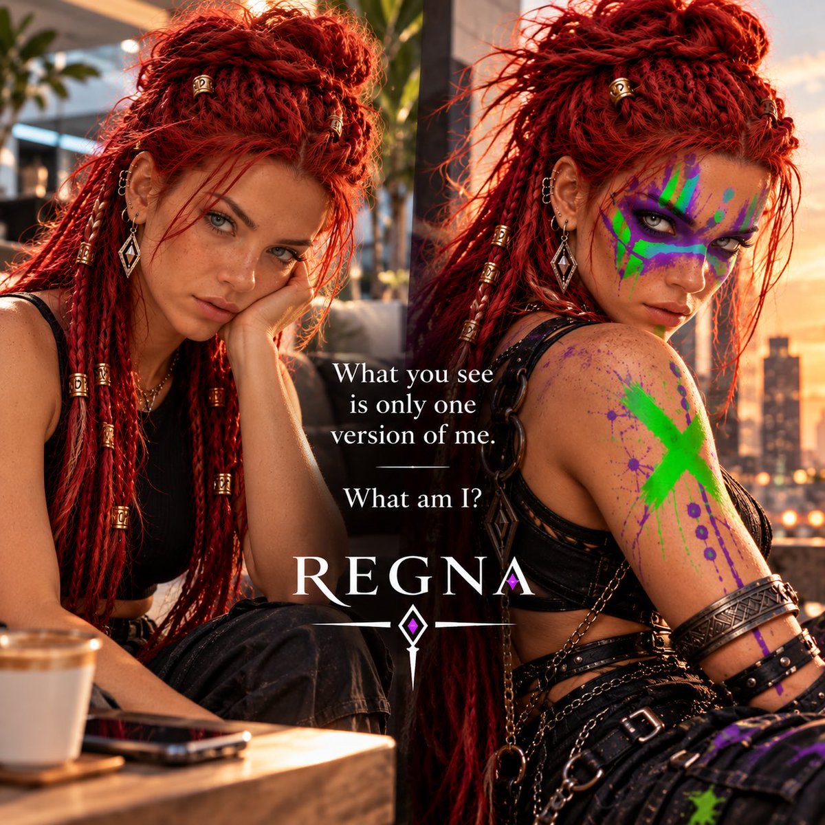 REGNAcoin's tweet photo. What you see is only one version of me.

What am I?

A story.
A presence.
A force.
A woman who defines herself.

I am REGNA.

#REGNA #ComingSoon #Crypto #Web3 #memecoin #CryptoPump #CryptoMarket https://t.co/JgJZ9wDwh9