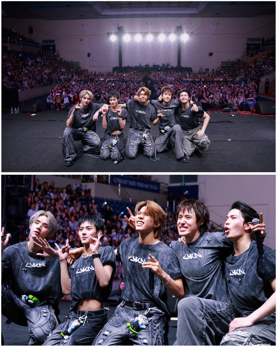 GMMTV's tweet photo. มีความสุขกันไหมครับ พวกเราดีใจที่วันนี้ได้มอบความสุข ความสนุกให้กับทุกๆคนเลย พวกเราจะไม่มีวันลืมวันสุดแสนพิเศษวันนี้อย่างแน่นอน ไว้เจอกันอีกนะครับ รักทุกคนน้าาาาา🫶🏻
Mọi người có vui không ạ? Bọn mình rất vui vì hôm nay đã được mang đến niềm hạnh phúc và những phút giây thư giãn cho tất cả mọi người. Bọn mình chắc chắn sẽ không bao giờ quên ngày cực kỳ đặc biệt này đâu. Hẹn gặp lại mọi người nhé, yêu tất cả mọi ngườiiii 🫶🏻

#LYKNDuskAndDawnWorldTour2026
#LYKNDuskAndDawnxHoChiMinhCity
#LYKN
#RISERMUSIC
#GMMTV
@LYKNofficial @Williamjkp1 @realxlg @nnutdan @hongshihoshi03 @TuiChayatorn