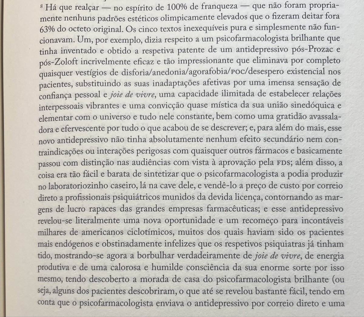 intrigaint's tweet photo. As famosas Notas de Rodapé do DFW. https://t.co/d7ainVR0zD
