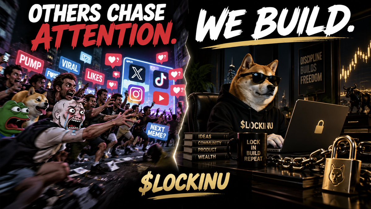 LockinuOfficial's tweet photo. Everyone is chasing attention..
..we’re building something worth noticing🔒

25.5% locked..
Community growing..
Still early..

@blknoiz06 lock in brother🤝 

We don’t chase attention.
We earn it.

solana:7GPGqsfVK1gG88GuVEetrsVyDiikABTsj9B9aHEHpump https://t.co/crpqF4fwDI