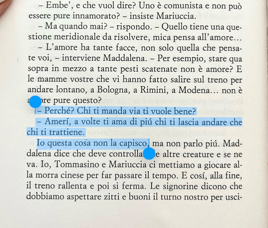 LouanneMer6j's tweet photo. From *The Children’s Train* by Viola Ardone. https://t.co/5rYKlqFCLE