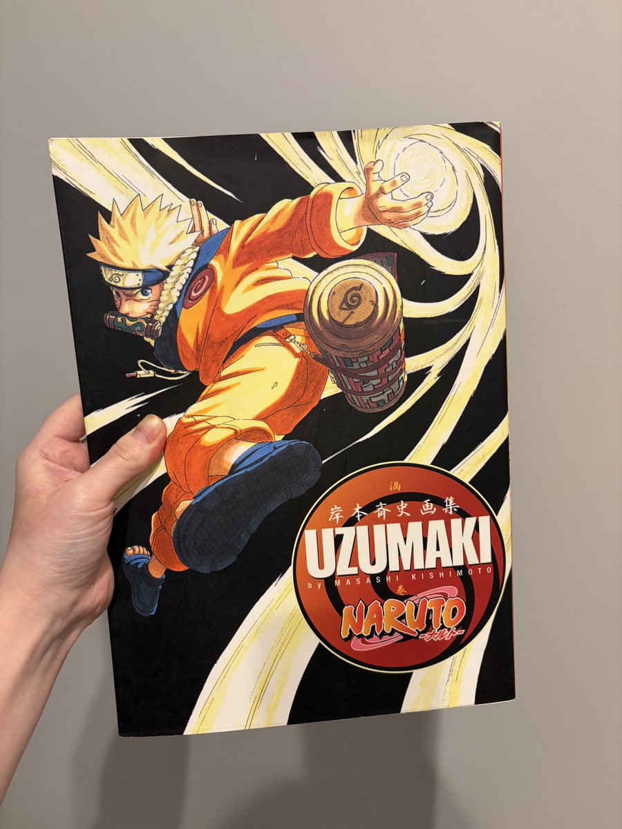 minamoto_yuru's tweet photo. レンタルスペース撤収作業してたら11歳のころなけなしのお小遣いで買ったNARUTOの画集出てきて泣いた😭 https://t.co/EBU25i7c7h