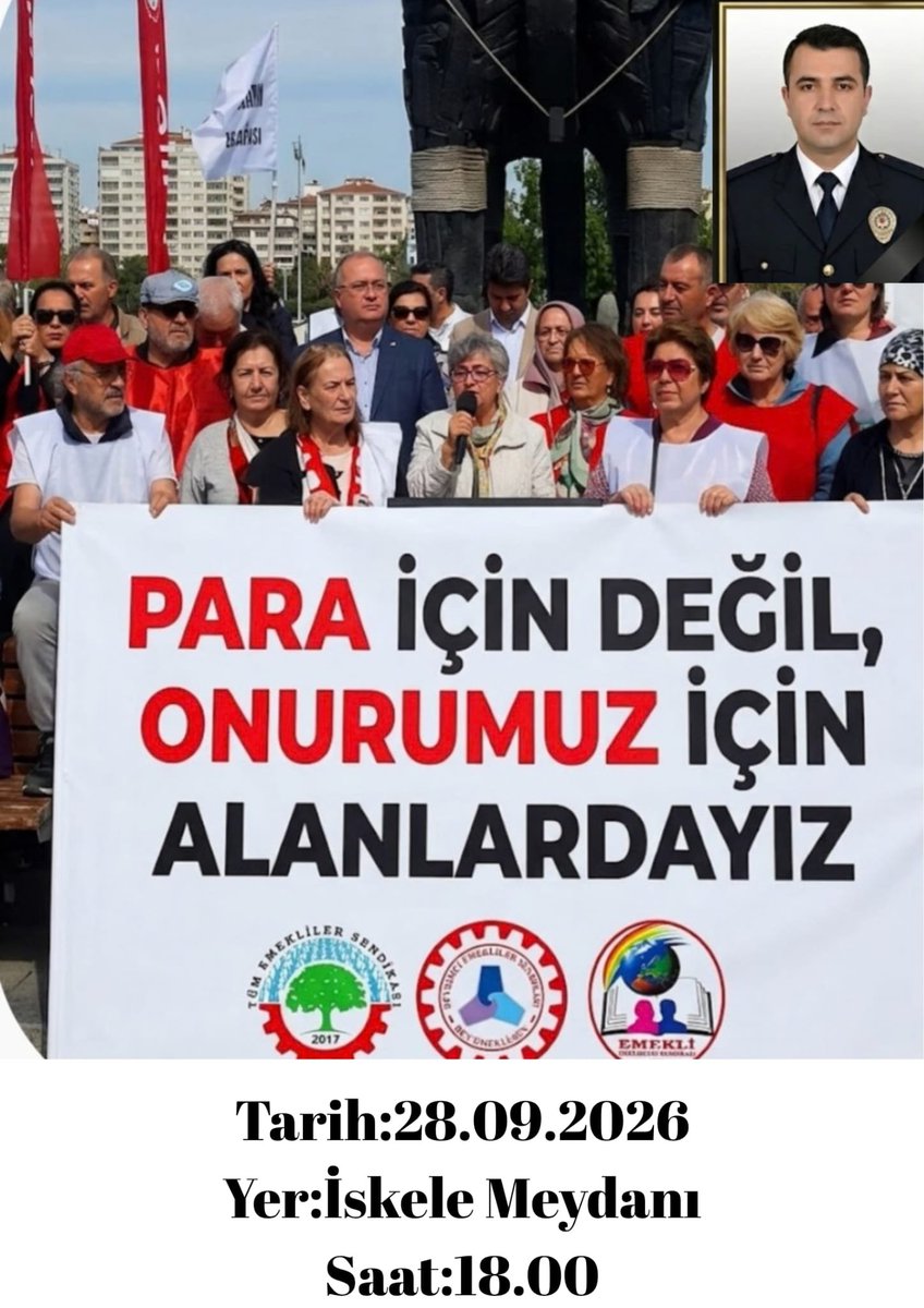 CanakkaleSes's tweet photo. Emeklilerin ve emekçilerin onuru için alanda ve isyandayız.
@sesgenelmerkezi https://t.co/89TuBLcFdb