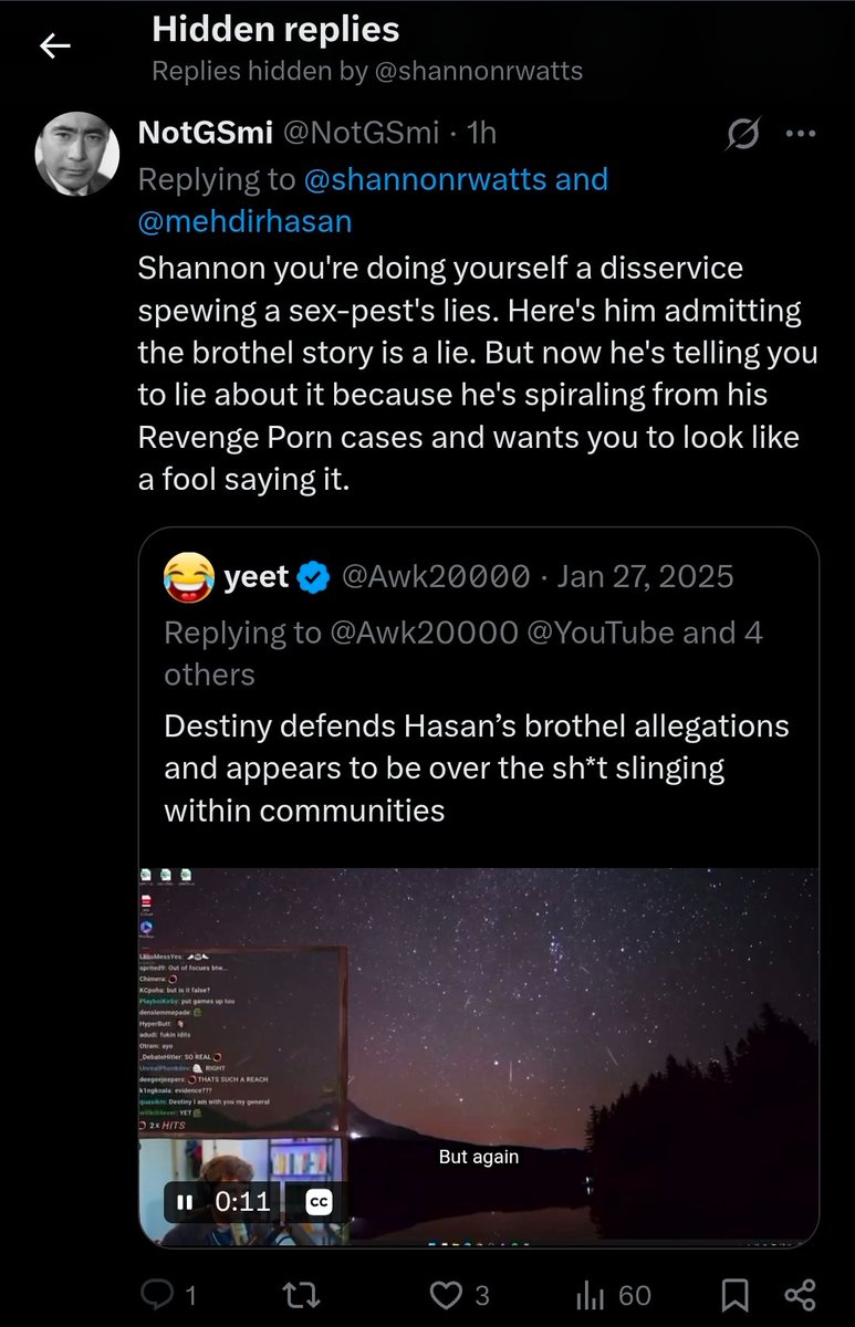 KweenInYellow's tweet photo. She's actively creating evidence of actual malice by hiding posts correcting her lol https://t.co/CC3Z9I61yO