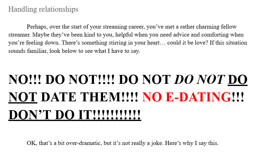 MycenaXanh's tweet photo. Squad, come read this.
I know, Google Doccie, but this one is super informative and very true for streamers everywhere, not even just IRIAM.

If you're a #VTuber, a streamer, or a content creator of any kind, this is such a great outline and PR guide. PLEASE read it!

#IRIAM https://t.co/7sMt8c5o0W