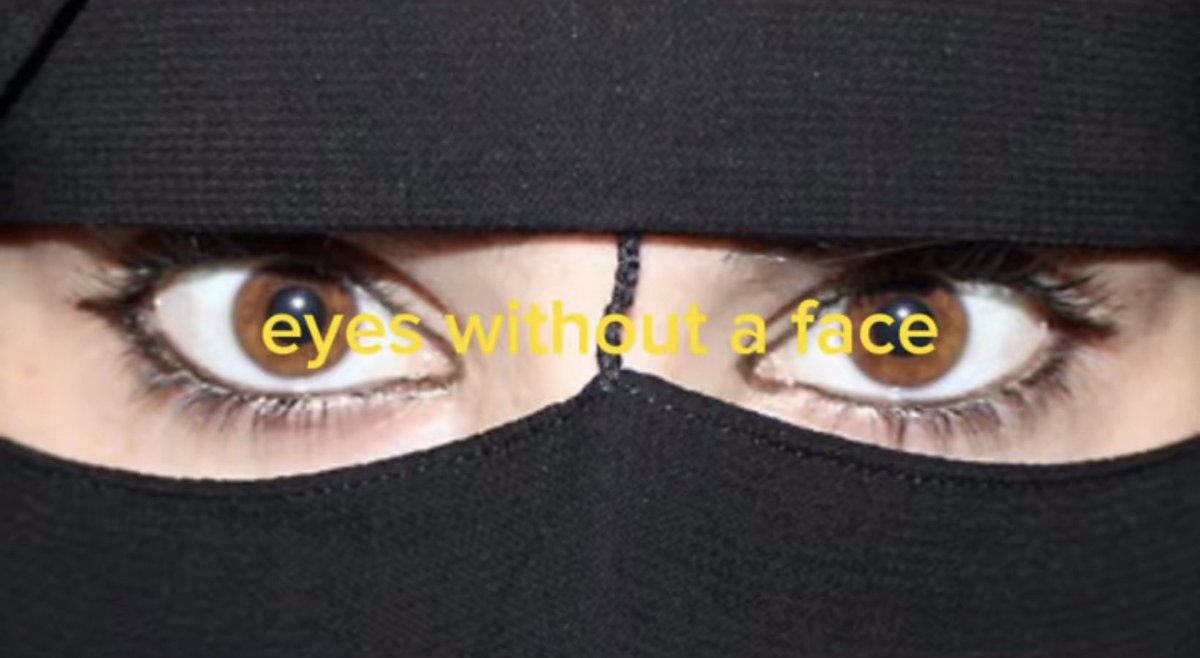ck5rni's tweet photo. Eyes without a face 
#٢٠٣٠_بلا_نقاب 
كل الدعم لبنات السعودية https://t.co/RXdAlWvfCF