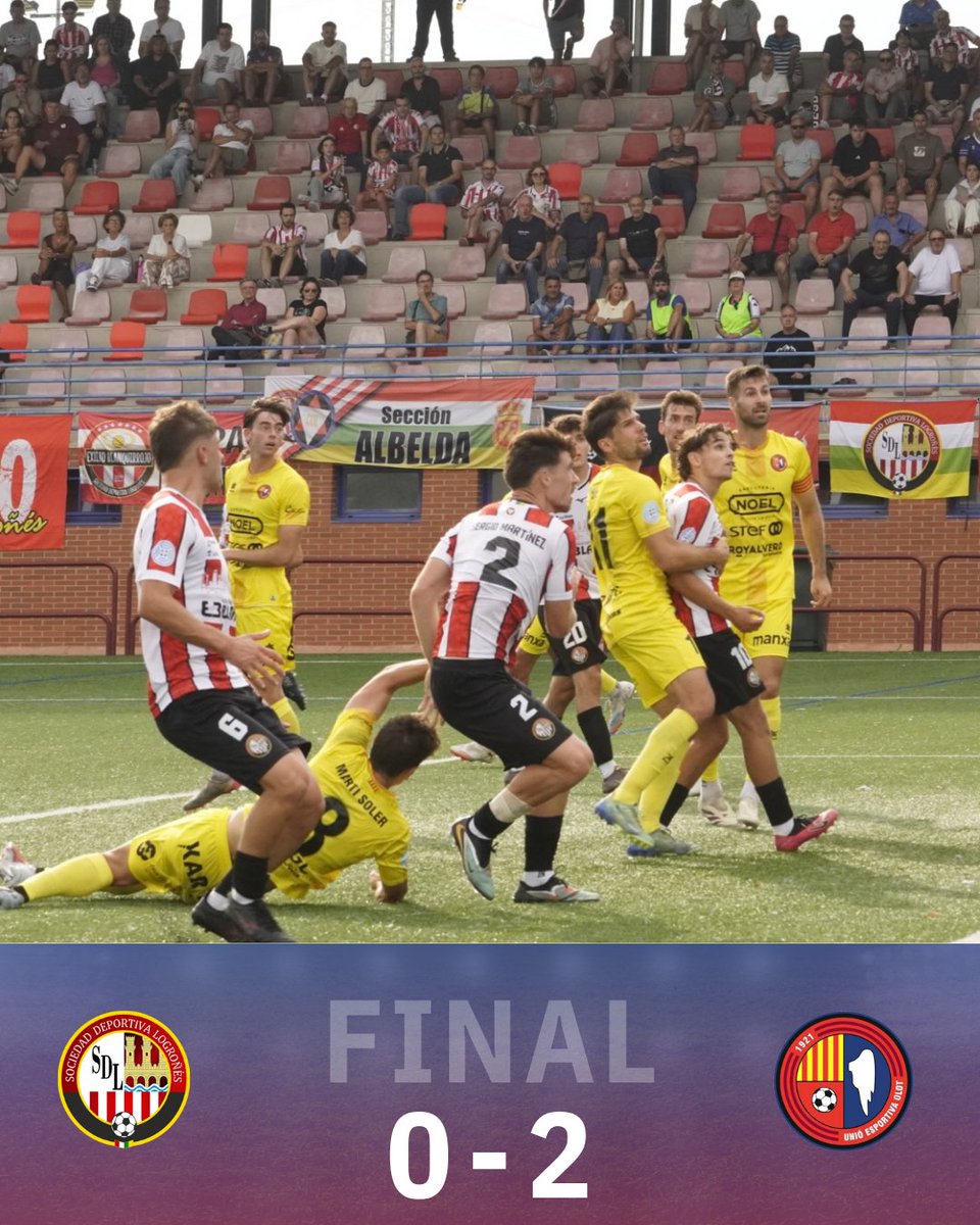 UEO1921's tweet photo. 💣 𝗙𝗜𝗡𝗔𝗔𝗔𝗔𝗔𝗔𝗔𝗔𝗔𝗔𝗔𝗔𝗔𝗔���𝗔𝗔𝗟!

@SDLogrones 0-2 #UEOlot

⚽ @oiram10r i @9walid__

💥 Segona victòria fora de casa!

#SDLogroñésOlot #2RFEF2 https://t.co/8g0gt5CGAf