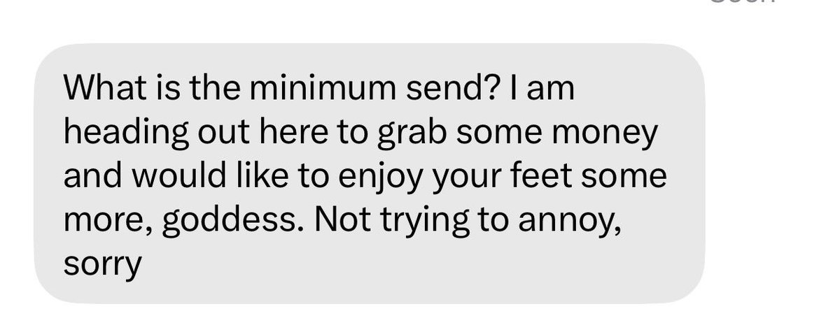 MissMelodyMay's tweet photo. And then he got blocked 

‘Minimum send’ 🤢 https://t.co/ONDjCdJlOU