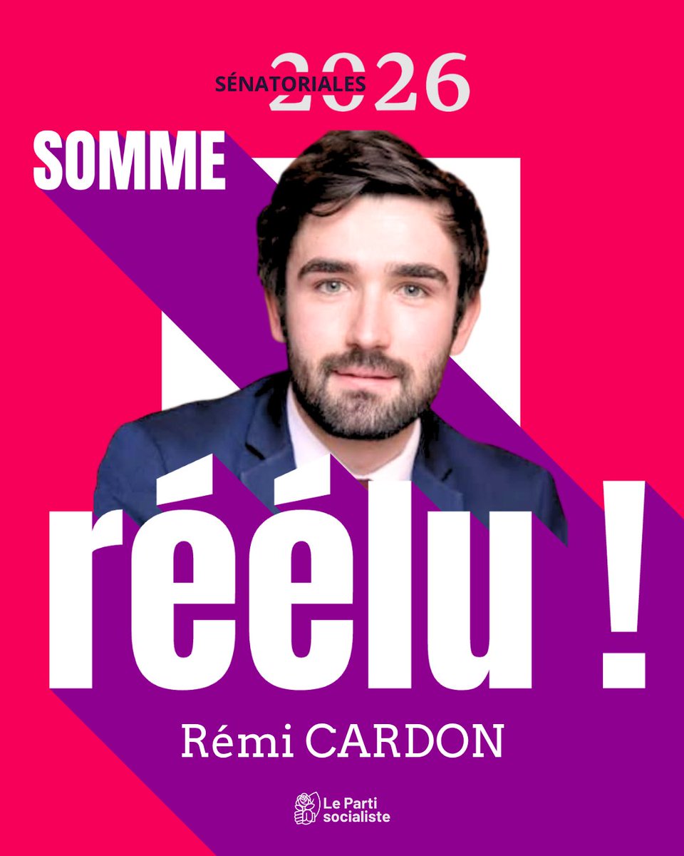 partisocialiste's tweet photo. 🔥 Toutes nos félicitations à @Cardon_Remi, réélu Sénateur de la Somme !

#Sénatoriales https://t.co/NEddcPxxCu