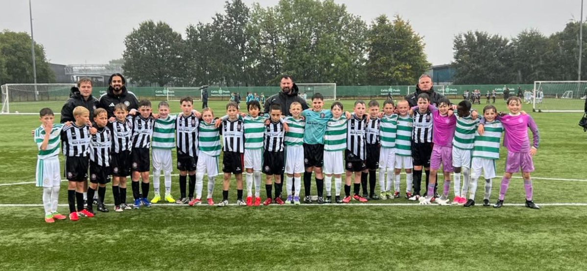 StJosephsafc53's tweet photo. Some of our Small Sided Games teams made the trip to Glasgow Celtic today for games and a visit around their top class Academy Facility. Here's the U11s who had a great day.. More to follow. โซโชโ๏ธ #fttg #pathways #playerdevelopment https://t.co/NQU7wNV1ZY