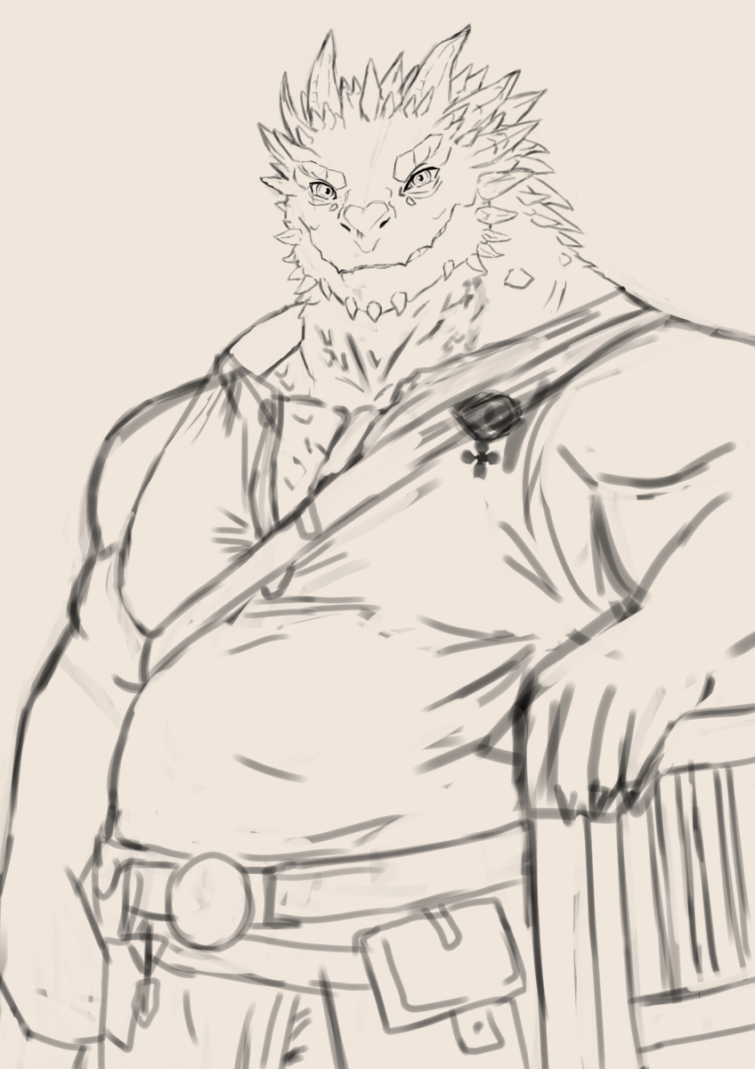 omawhes's tweet photo. Oc sketch 🐲 https://t.co/gcF2PDtl4a