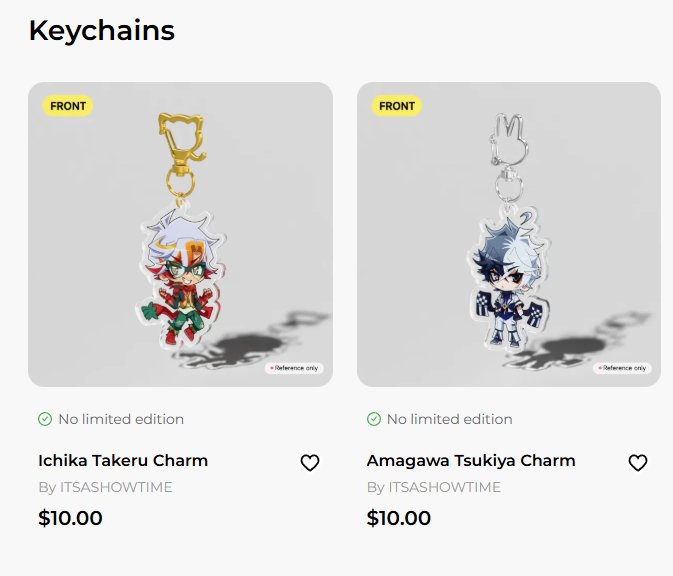 8SEN_ANIME's tweet photo. Takeru and Tsukiya acrylic keychains are up on the merch store ❤️

https://t.co/CwQy3JJ2Qm https://t.co/OCBB0SSvTh