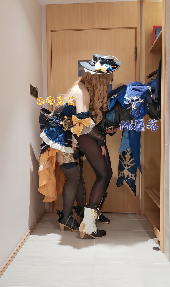 BlazeXXgray's tweet photo. 《Clorinde &amp; Navia  第二季》
#clorivia   #原神
虽然是摆拍，但我知足了
克洛琳德:@imazumu https://t.co/T0QlSqOQBC