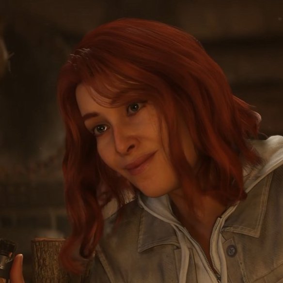 Wokenessisevil's tweet photo. Not every female character needs a Thanos chin bro. https://t.co/F3Puprg641