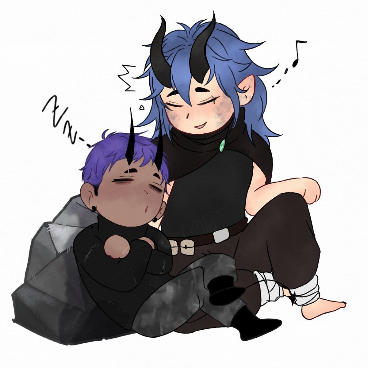 _Sait0R's tweet photo. An old drawing of them. 💕 https://t.co/giuYqrHfnI