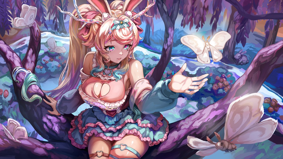 OpalopeVT's tweet photo. Welcome to the Halcyon Fields, sweetheart!💗

(art by: @Gad_ddx) https://t.co/S2DQdGZLx0