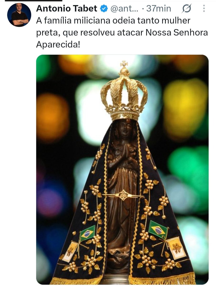 J_LIVRES's tweet photo. URGENTE URGENTE URGENTE
@antoniotabet acaba de postar
"Flavio Dino acabou de derrubar a decisão de André Mendonça, “preservando a liberdade de expressão e a liberdade religiosa” dos que defendem Nossa Senhora Aparecida. Como será impossível restabelecer a postagem que foi apagada, vou publicá-la novamente. E conto com vocês para fazê-la chegar mais uma vez a todos que a viram e aos que não puderam vê-la".