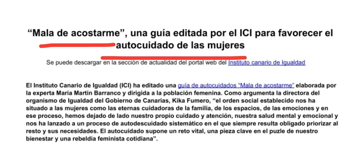Ana_Monzon21's tweet photo. @KikaFumero @IgualdadGobCan @generoenaccion @coalicion @PresiCan @FClavijoBatlle ‼️Sus contenidos #Transgeneristas van dirigidos a la #Coeducación #Igualdad y #VdG en #Canarias Guías y materiales pagados con el #PdE
Encargado, pagado y avalado por @kikafumero como directora del @IgualdadGobCan @coalicion 👇 https://t.co/oNUp652Yxe