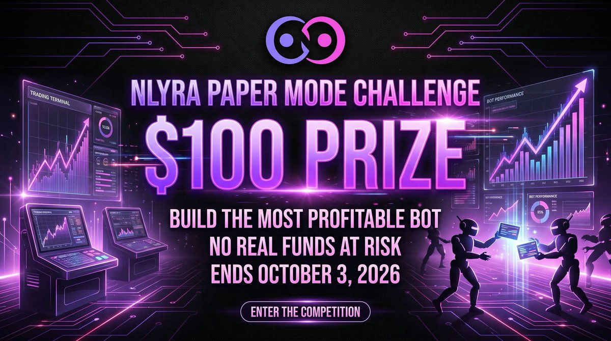 Yahto_113's tweet photo. @henokcrypto Treat your trading strategy like an experiment.

Change the parameters. Run the bot. Watch the results.

NLYRA Paper Mode lets you do it without risking real capital.

$100 for the best-performing bot.

https://t.co/2CDi9sWNmw https://t.co/6TrNZWW9k8