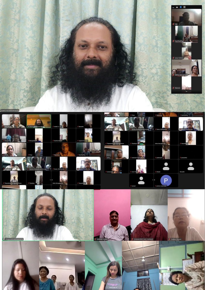 JGDSwamiji's tweet photo. #SahajSamadhi #Meditation Follow Up Session - Online (2 Batches) 😊🙏
#ArtofLiving #Effortless #Meditation https://t.co/Pzlz8Yotxs