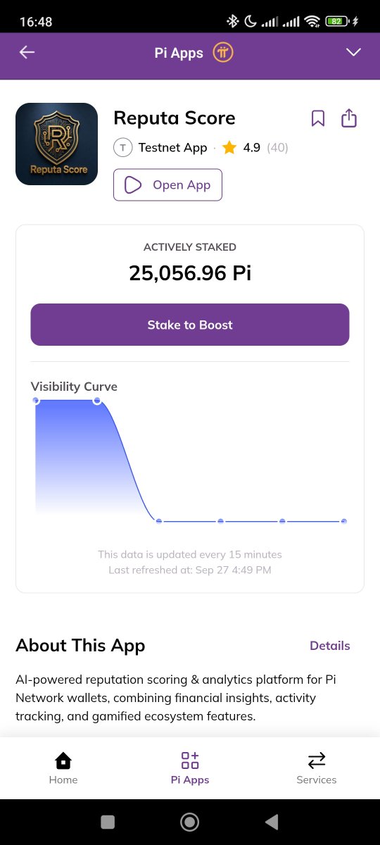ReputaScore's tweet photo. 🚨 Important Announcement for Reputians

​Due to a temporary technical issue currently being addressed by the Pi Network Core Team on the Mainnet environment, users can temporarily access Reputa Score via the Vibe-coded tab inside the Pi Browser ecosystem! ⚡

​Most features are fully operational, though a few functions (such as wallet-based in-app purchases) may be temporarily limited while the fix is deployed.

​🔗 Direct Access Link:

https://t.co/SmkGXy1ry2

​Thank you for your patience and ongoing support! Stay tuned for further updates. 🛡️🔥

​#PiNetwork #ReputaScore #Web3 #PiApps #CryptoMarkets