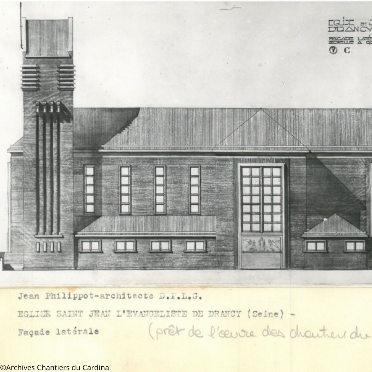 ChantiersCardi's tweet photo. A la découverte des églises des #chantiersducardinal ⛪🎖️
🏗️ Bâtie en 1935 sur les plans de Jean Philippot, l'église Saint-Jean-l'Evangéliste de Drancy est labellisée Architecture Contemporaine Remarquable en 2011 🌟
@InfoEglise93 #patrimoinereligieux #eglisedefrance https://t.co/3mvaA60b8q