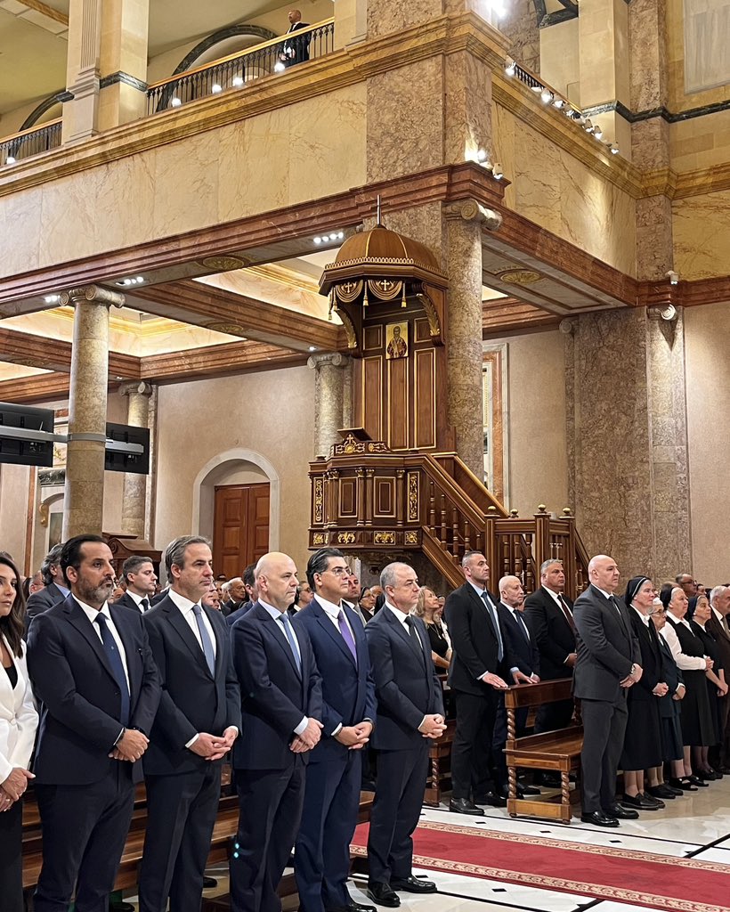 michelmoawad's tweet photo. في قلب بيروت، مذبحٌ واحد لبطريركَين رسّخا لبنان الهوية والدولة🇱🇧

مشاركاً في قداس تكريس مذبح الطوباويين مار إسطفان الدويهي ومار الياس الحويّك في كاتدرائية مار جرجس، بحضور رئيس الجمهورية العماد جوزاف عون.

الدويهي صان ذاكرتنا وهويتنا الجامعة المبنية على الحرية والعلم والتنوع، والحويّك حمل قضية لبنان الكبير وأسّس لدولته الحديثة.

كل الشكر للسيد حبيب حرب وعائلته على تقديم المذبح🙏