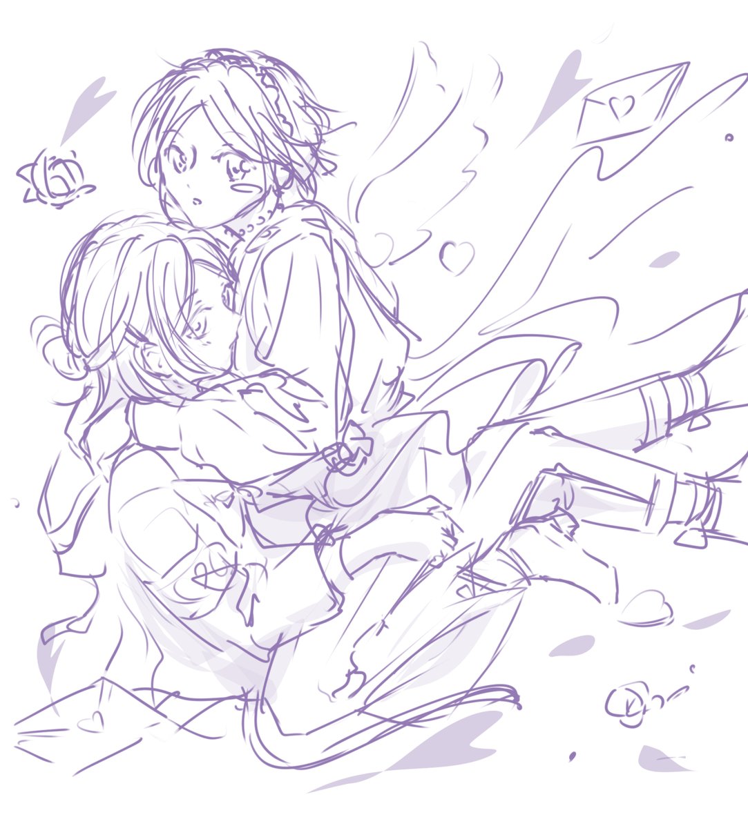 happypokapoka's tweet photo. ゆうひな落書き
天使とラブレター🪽💌 https://t.co/euQwgMDJy1