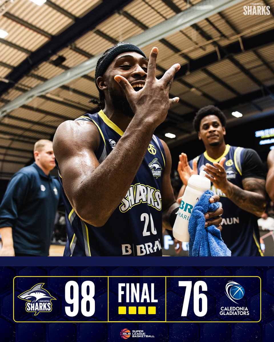 SheffieldSharks's tweet photo. Big W to start the season 🦈

#fearthefin https://t.co/DLnXJGKG6s