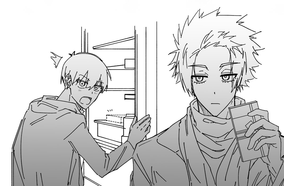 rakugggaki's tweet photo. 今年の2月描いたseis https://t.co/uyOWB6zzye