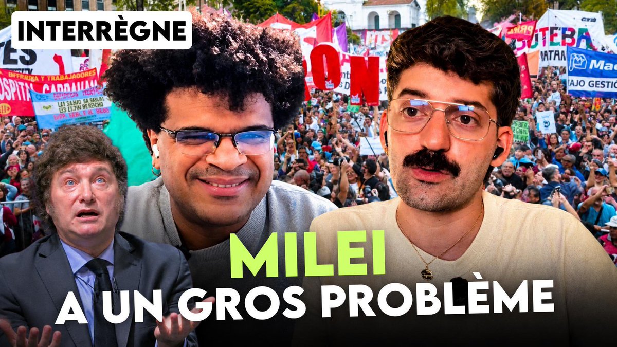 RevPermanente's tweet photo. 🇦🇷 La crise de Milei et la montée de la gauche révolutionnaire en Argentine !│Interrègne

Cette semaine, on revient sur la crise du gouvernement de Milei en Argentine, les Malouines, la manifestation massive de la Marcha de la Bronca et la percée de la gauche révolutionnaire ! https://t.co/Lndka2joJb