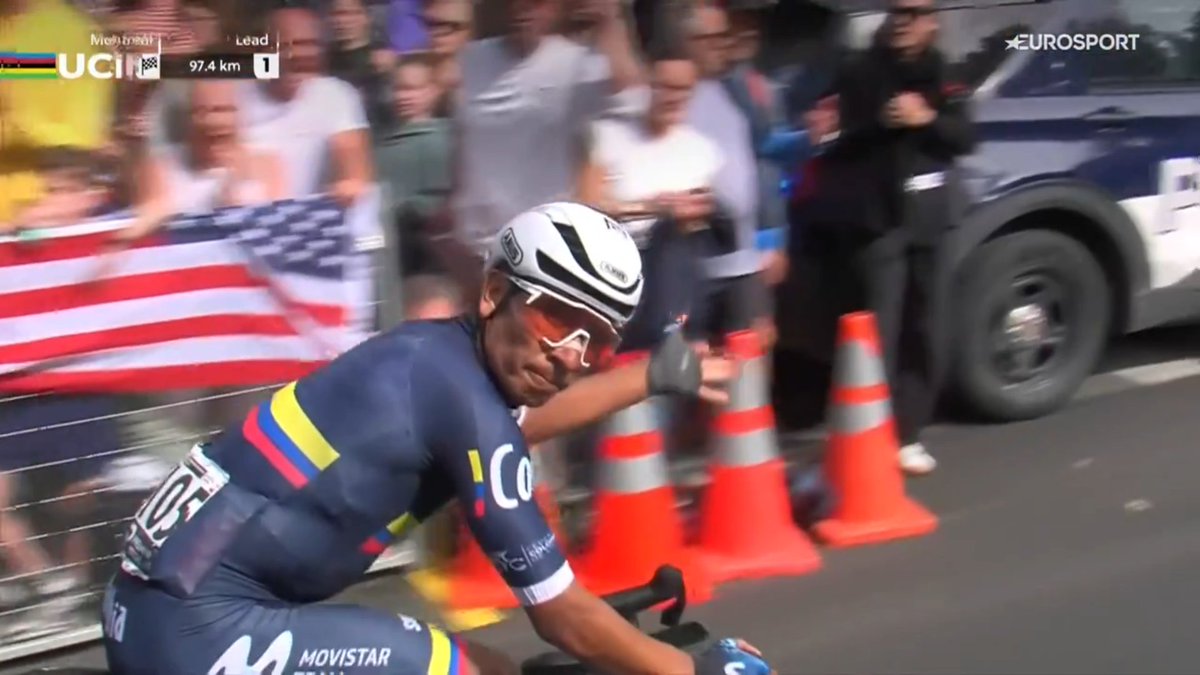 faustocoppi60's tweet photo. Nairoman dropped on his last ever World Championships. 👋🇨🇴
#Montreal2026 https://t.co/iuPrq8nJDE