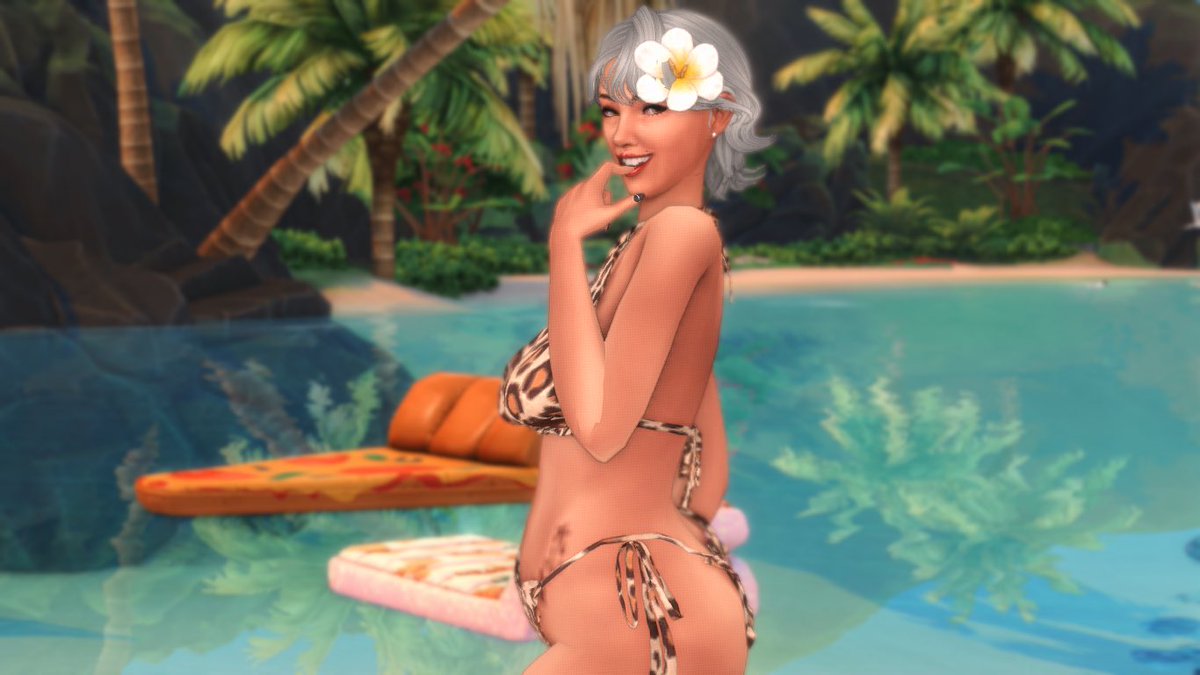 sweettrait's tweet photo. Is it just me, or is Francesca even more cvnty as an elder? (Dawn’s grandma btw!!) 😉 #ts4 #showusyoursims https://t.co/LxBtgj96Vt