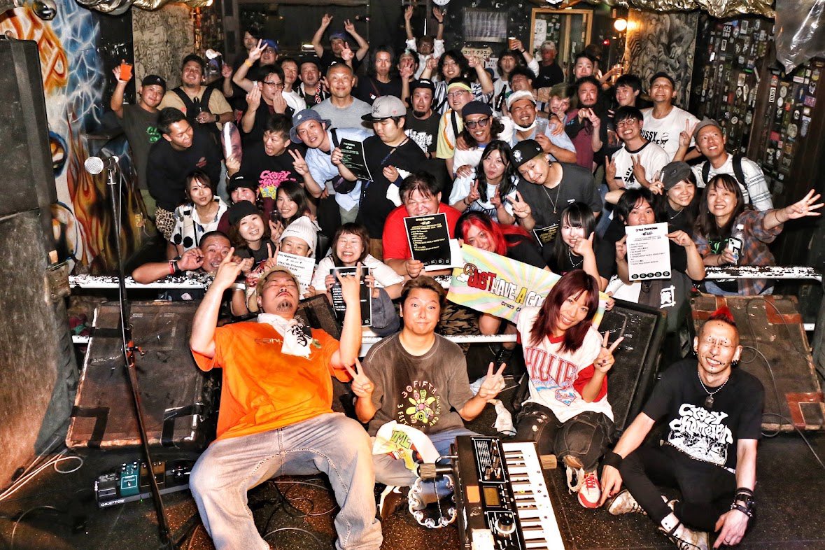 CrazyChameleon4's tweet photo. ✨THANX "Lemonade Jamboree"✨

9/27(Sun) 中野MOON STEP  
"Lemonade Jamboree 2026"
Rollin'days dream Believer
-20th THANX TOUR- 

Bad Attack 
FrisBeeDog 
HOW
jammed loony bin
NEED LEAD USER
NINJA BOYZ
OWEAK
Ratchild
smoothy
Take out bright
バングイバオベ

Photo by @nmnmnm_nmnmnm_ https://t.co/dDWFRVoq87