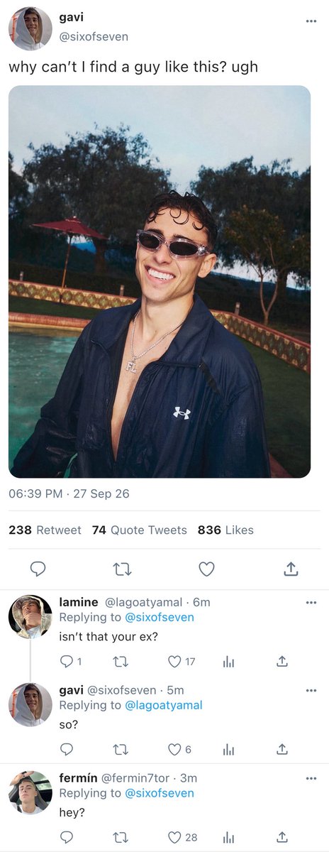 gavicentric's tweet photo. isn’t that your ex tho? 🫥 #gavmin #fergavi https://t.co/QsDtuhZy6C
