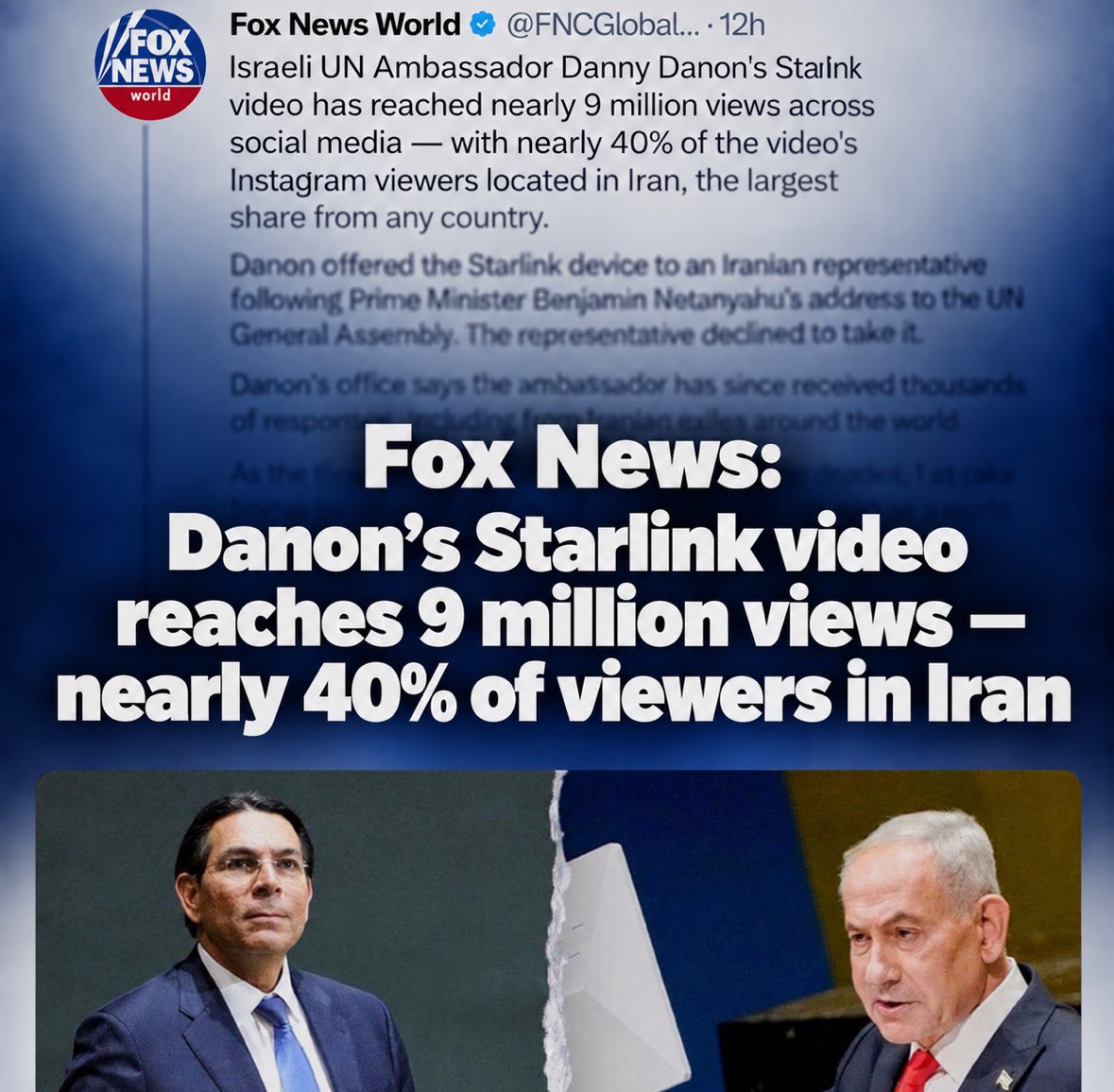 dannydanon's tweet photo. Our message did not remain inside the UN General Assembly Hall. https://t.co/F3WVCttL9W