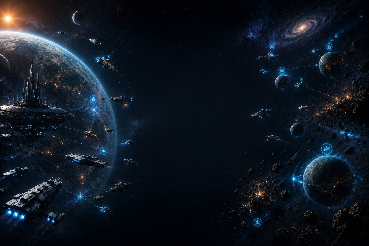 GoDuskFrontier's tweet photo. From interceptor to cruiser — every ship in the Frontier is a persistent asset with its own state, missions, and history. Build your armada where every vessel matters. #DuskFrontier #SpaceGame https://t.co/epsFjcqVM4