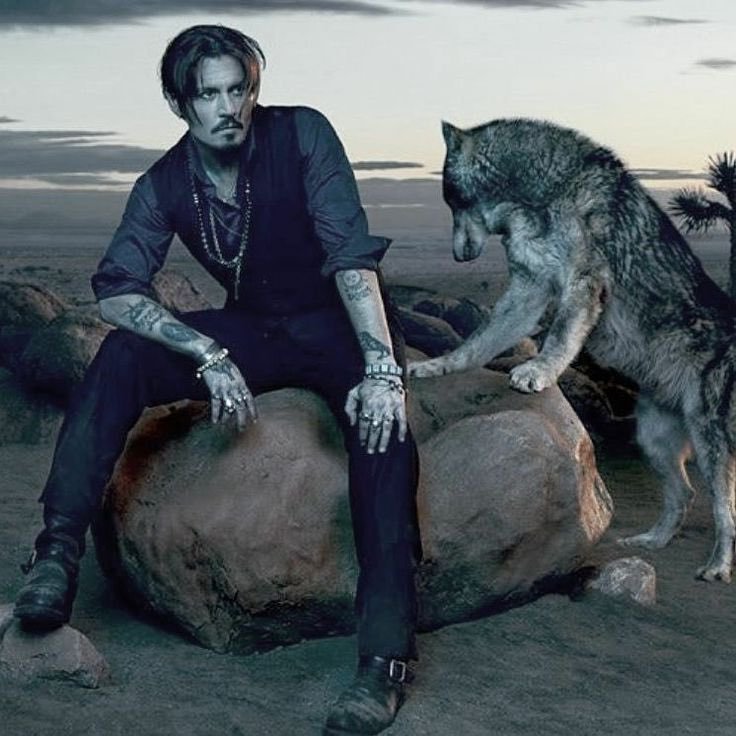 realjohnny0070's tweet photo. The Day Drinker poster immediately made me think of this Dior Sauvage 2021 campaign. Johnny, the wolves, the whole dark atmosphere… 🖤🐺 https://t.co/aGvxrVWz2M