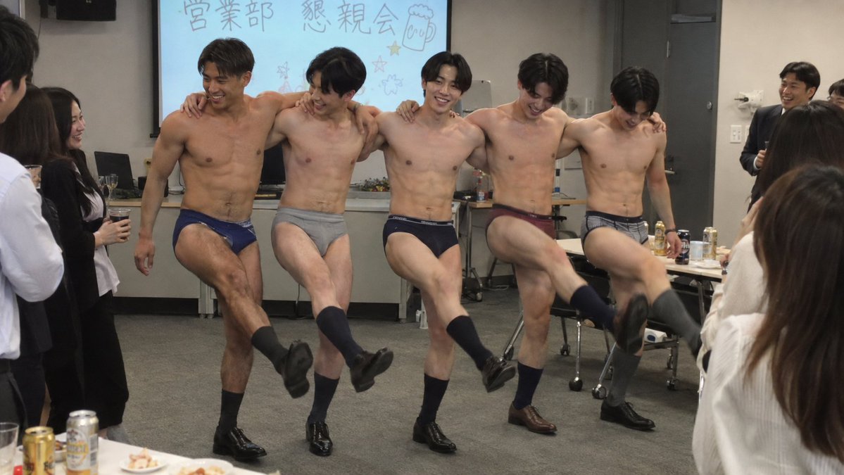 JapaneseAIGuys's tweet photo. 楽しそうな新人リーマンたち
#AI男子 https://t.co/WgSsmIzGf7