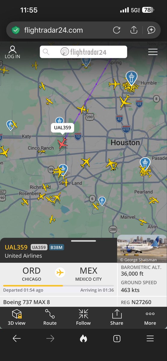 FreedomJamers's tweet photo. @united APPEARS to be spraying “chemicals” over @HoustonTX @houmayor

@texas @america https://t.co/bia8TEX5NT