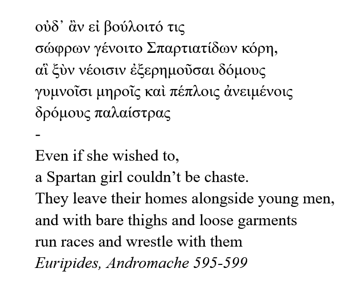 Athanasius_45's tweet photo. The ladies of Sparta had a certain reputation: https://t.co/0ZU1vhx2CZ