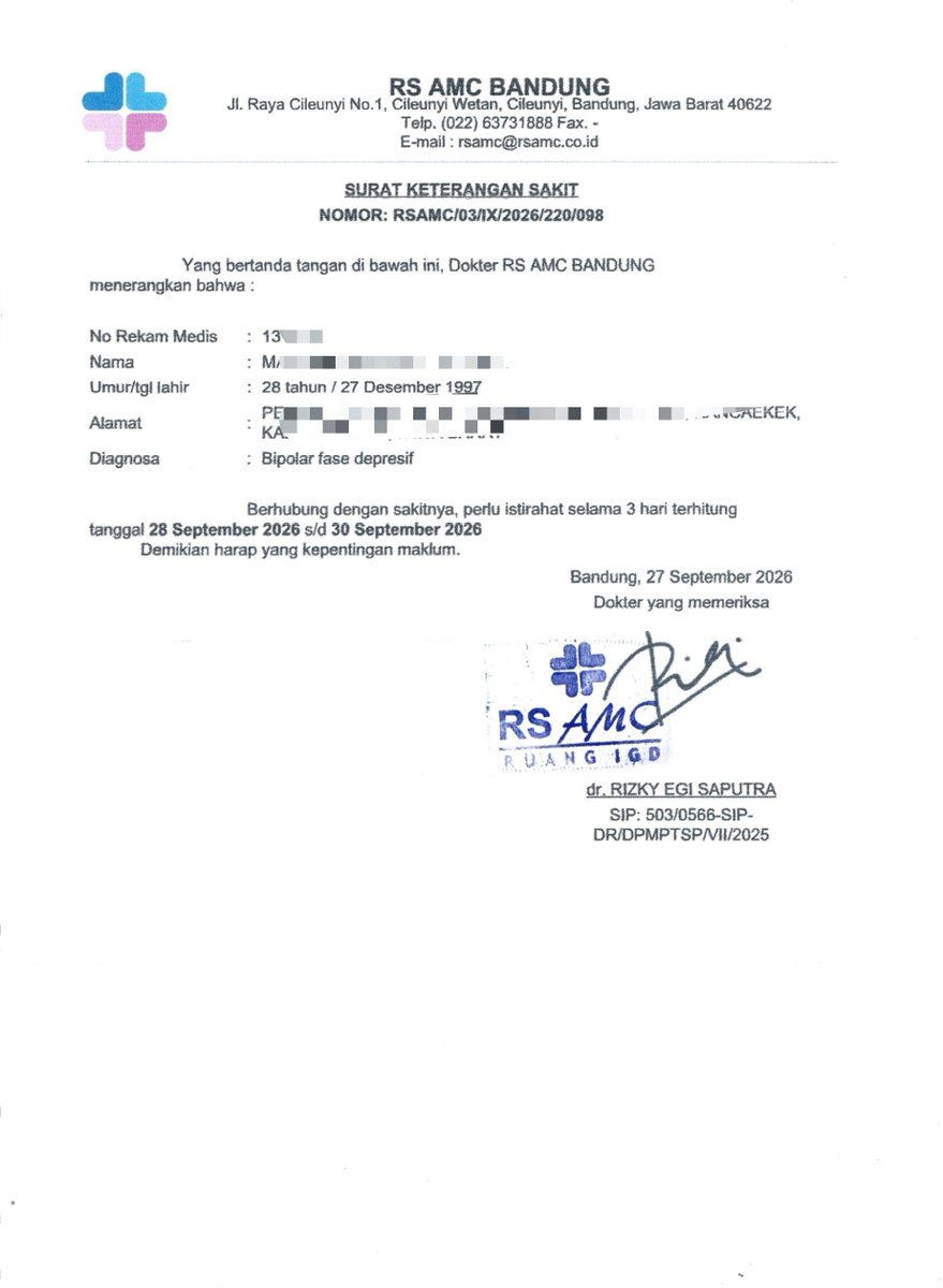 DheaDuandeon's tweet photo. Update dulu ah sebelum hilang memori atau lost memory !

Padahal sudah mewanti-wanti untuk tahan tidak perlu ke dokter lg, apa lg harus minum obat lg paling tidak mau, tp ternyata sudah relapse parah selama 4 bulan ini, sempat kena trigger.

Akhirnya terpaksa harus kembali minum obat kemudian lost memory dan kembali reset memory seperti tahun sebelumnya.

Tp baru kali ini kayaknya benar-benar perlu di rawat.

Daripada siksa diri terus ❤️‍🩹😔