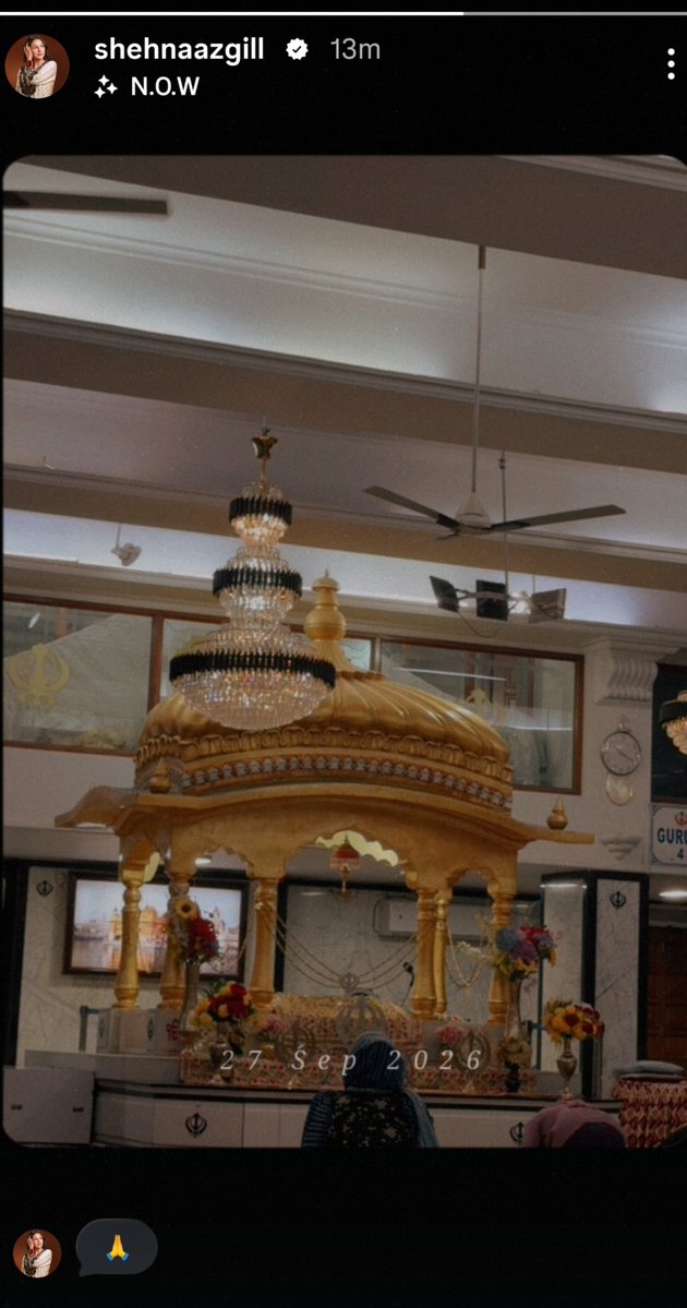 iBeingAman's tweet photo. Shehnaaz at Gurudwara Today 🙏

@ishehnaaz_gill #ShehnaazGill ✓✓ https://t.co/SdytDbIpHa