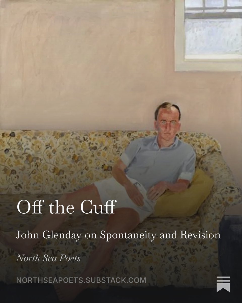 NorthSeaPoets's tweet photo. New post! 📰

Off the Cuff – John Glenday on Spontaneity and Revision

Read here: https://t.co/PhsjITBGzX

#AmReading #NorthSeaPoets #PoetryCommunity https://t.co/HdH64wiPV7