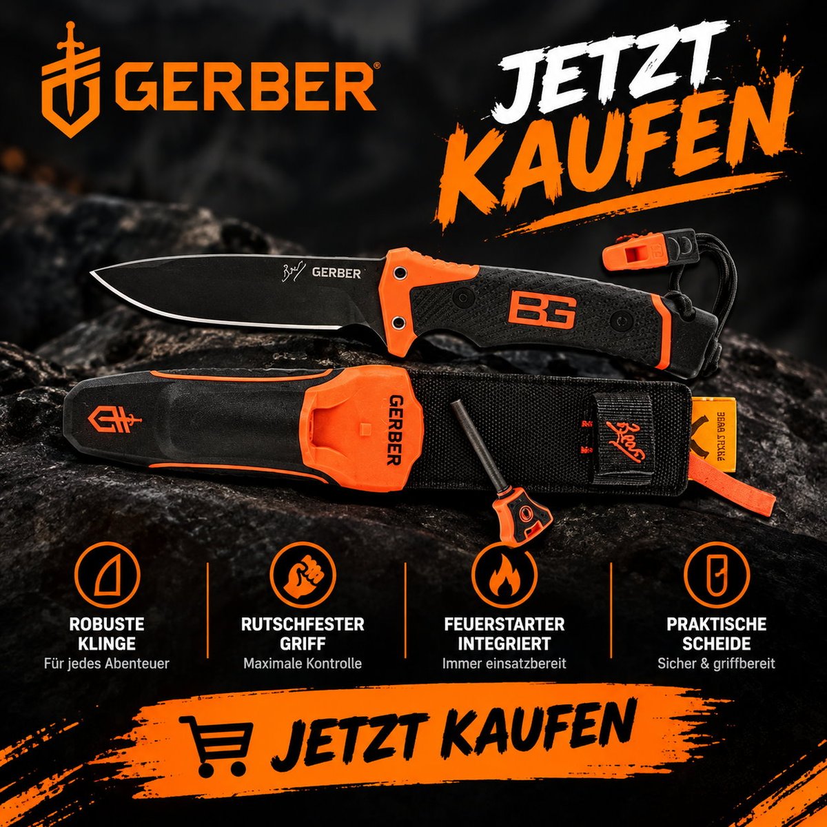 lookforthebch's tweet photo. Bereit fürs nächste Abenteuer? Das Gerber Bear Grylls Ultimate Pro Survival Messer kombiniert robuste Verarbeitung, rutschfesten Griff, integrierten Feuerstarter und praktische Scheide.
👉 Jetzt entdecken: https://t.co/Nhp8NzVajG
#Gerber #BearGrylls #Messer #Outdoor #Survival https://t.co/WjAaIXHjVb