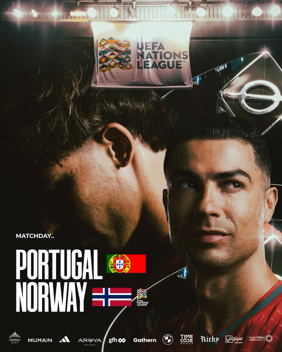 AlNassrFC_EN's tweet photo. Our Portuguese duo step onto the international stage once again 🇵🇹✨
All the best, Cris &amp; João 💛 https://t.co/YjwCDvUEvw