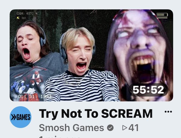 meatballnews93's tweet photo. Let’s try not to scream!
Angela Giarratana is featured in Smosh Games’s new YouTube video!
#angelagiarratana #courtneymiller #smosh #smoshgames #youtube #dontscream
https://t.co/M2k0UO55Ii https://t.co/8xwVLJ7Uj1