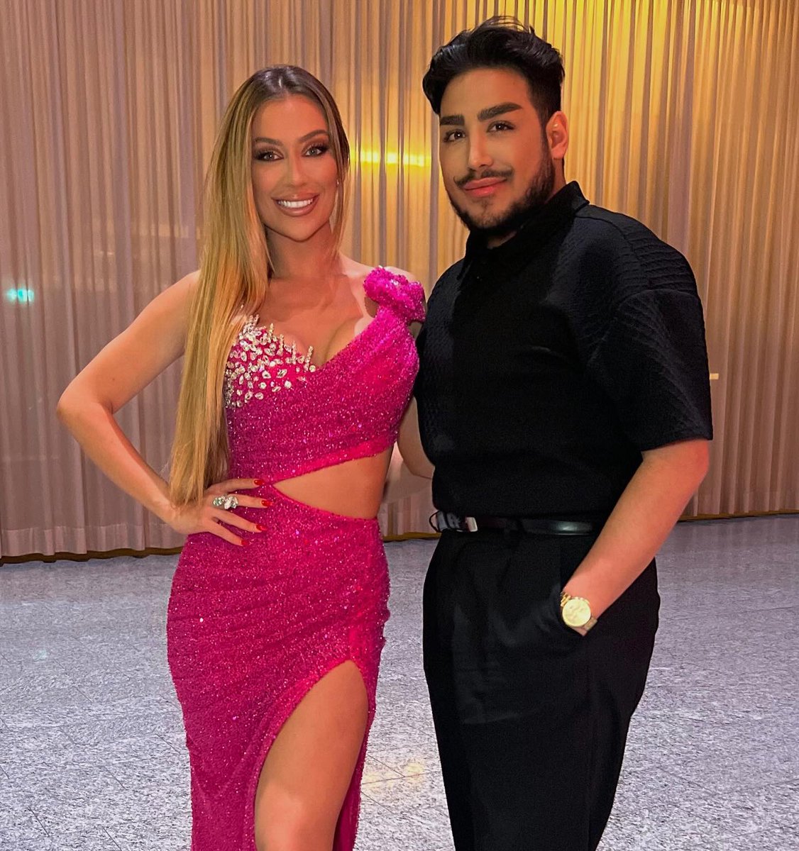 ElsaCorlepi's tweet photo. The Queen of the Balkans is slaying in Burak Medine Couture. Thank you for your trust, @tea_tairovic. https://t.co/V8u0tlxrLX