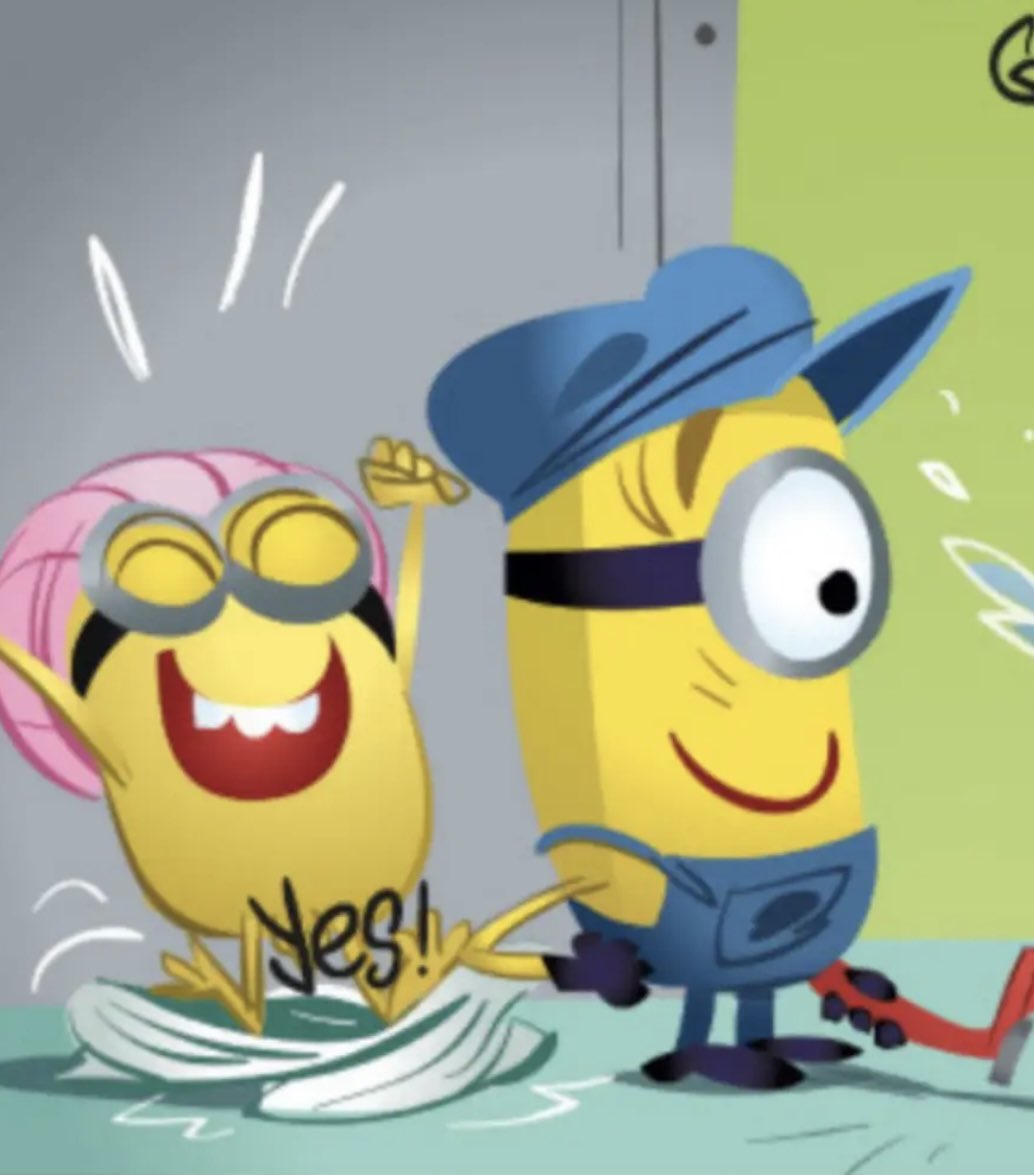 morxynerd's tweet photo. dude its the minion penis comic https://t.co/ShKY7JD3xm